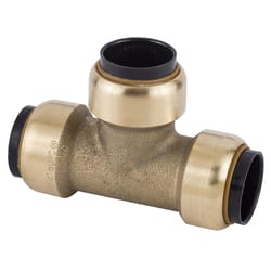 Apollo Tectite Push to Connect 3/4 in. PTC in to X 3/4 in. D PTC Brass Tee