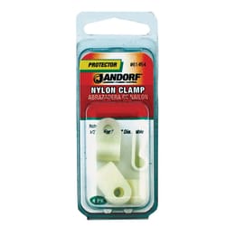 Jandorf 3/16 in. D Nylon Cable Clamp 4 pk