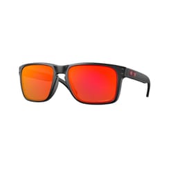 Oakley Holbrook XL Unisex Matte Black Frame Orange Lens Sunglasses