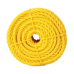 Koch Industries 1/2 in. D X 100 ft. L Yellow Twisted Polypropylene Rope