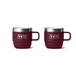 YETI Rambler 6 oz Wild Vine Red BPA Free Mug Set