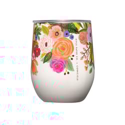 Corkcicle Stemless 12 oz Rifle Paper Garden Party BPA Free Wine Tumbler