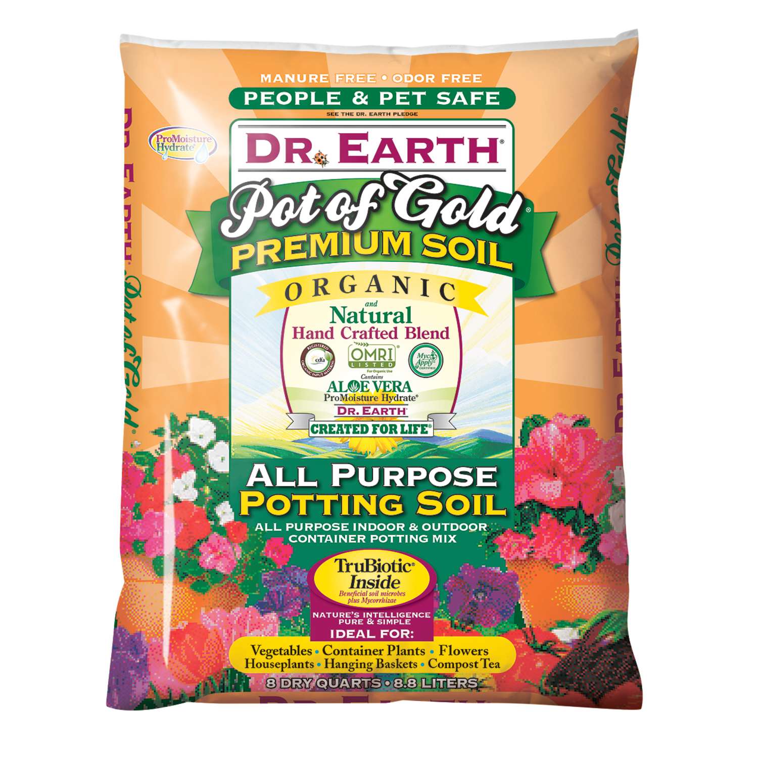 Dr. Earth Pot of Gold Organic All Purpose Potting Soil 8 qt Ace Hardware