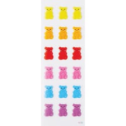 OOLY Stickiville Gummy Bears Stickers 2 pk