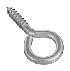 National Hardware 0.16 in. D X 1-5/8 in. L Polished Stainless Steel Screw Eye 40 lb. cap. 1 pk