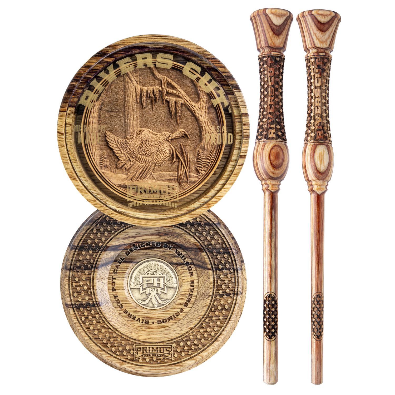 Primos Rivers Cut Light Brown Wood Turkey Pot Call 3 in. Sansujyuku sansujyuku.com
