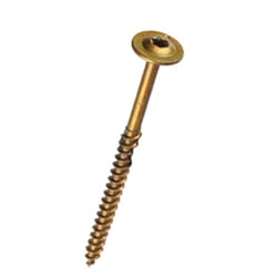 GRK Fasteners UberGrade No. 8 X 2-1/2 in. L Star Self-Tapping Cabinet Screws 330 pk