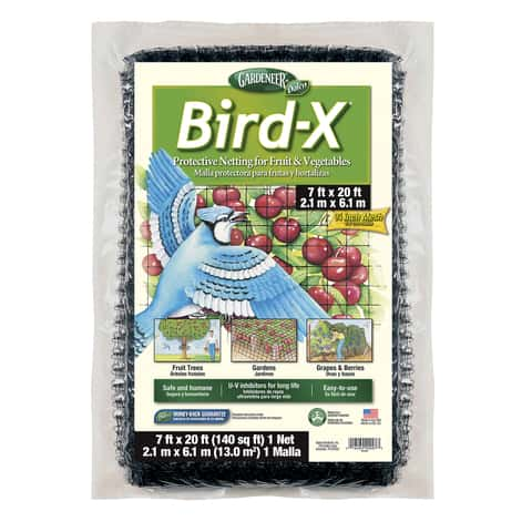 Garden Protection Kit Bird Netting + Support Hoop + Gloves for