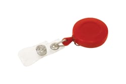 Hy-Ko 2GO 1 in. D Plastic Assorted Clip On Badge Holder