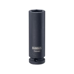 DeWalt 16 mm X 1/2 in. drive Metric 6 Point Deep Impact Socket 1 pc