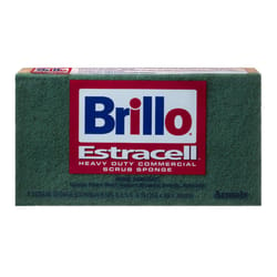 Brillo Estracell Heavy Duty Scrubber Sponge For All Purpose 6.125 in. L 1 pc