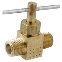 Anderson Metals 1/8 in. 1/8 in. Brass Needle Valve