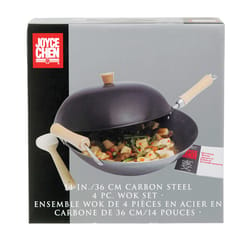 Wok choice for camping. Versatile & functional. The Joyce Chen 12-in carbon  steel Pekin wok pan. 