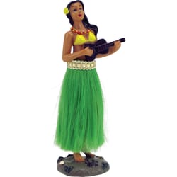 Bell Multicolored Hula Girl Dashboard Ornament 1 pk