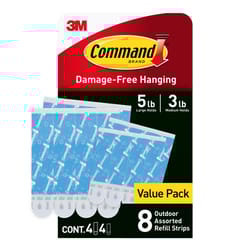 Command Assorted Foam Refill Strips 8 pk