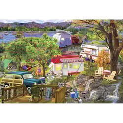 Eurographics Camper Trailer Collectible Tins with Puzzles Multicolored 550 pc