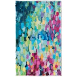 Cozy Living 33 in. W X 21 in. L Multi-color Summer Night Polyester Accent Rug