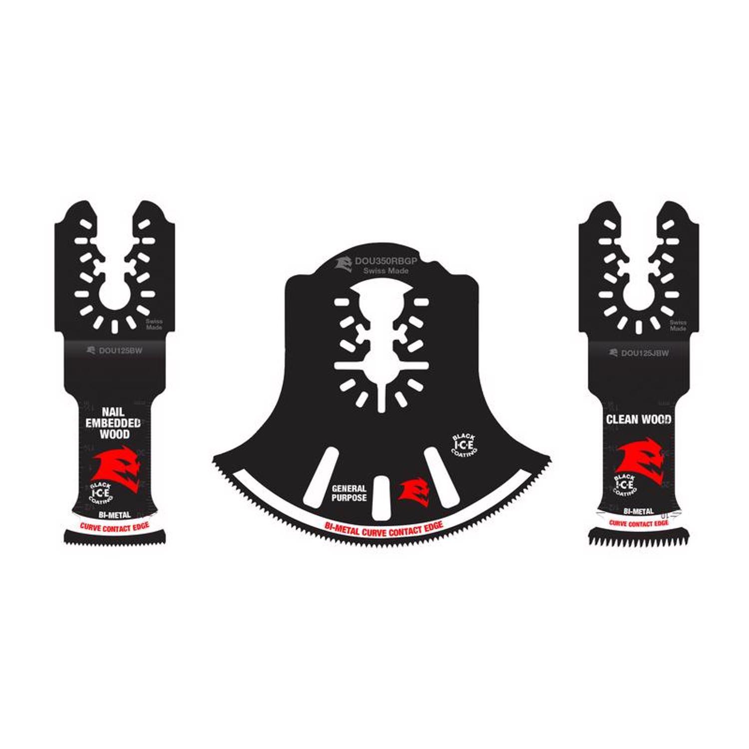 Diablo Bi-Metal Oscillating Blade Set General Purpose Cuts 3 pc Sansujyuku sansujyuku.com