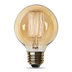 Feit The Original 60 W G25 Vintage Incandescent Bulb E26 (Medium) Soft White 1 pk