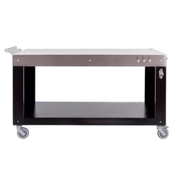 Alfa Grill Cart Stainless Steel 35.2 in. H X 31.5 in. W X 62.99 in. L
