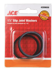 Ace 1-13/32 in. D Plastic Slip Joint Washer 2 pk