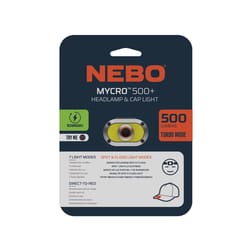 NEBO Mycro 500 lm Black LED Head Lamp