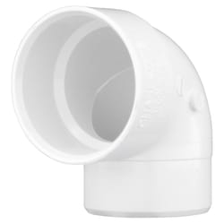 Charlotte Pipe Schedule 40 2 in. Hub X 2 in. D Spigot PVC 90 Degree Elbow 1 pk