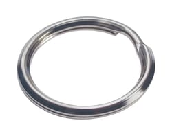 HILLMAN 1-1/4 in. D Tempered Steel Silver Split Rings/Cable Rings Key Ring