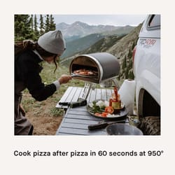 Gozney Roccbox, Propane Gas Outdoor Pizza Oven Gray