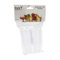 BarY3 1 oz Clear Polypropylene Disposable Shot Glass