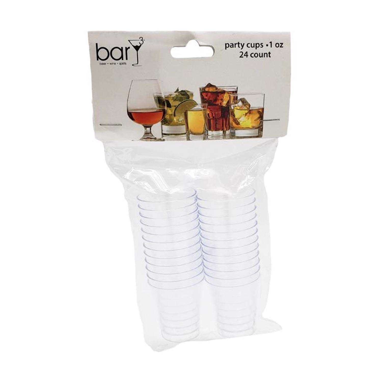 BarY3 1 oz Clear Polyester Disposable Shot Glass Ace Hardware