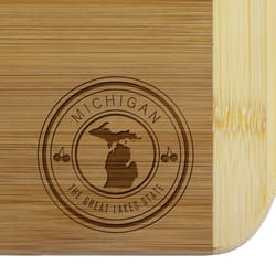 Totally Bamboo 11 in. L X 8.75 in. W X 0.59 in. Bamboo Cutting Board