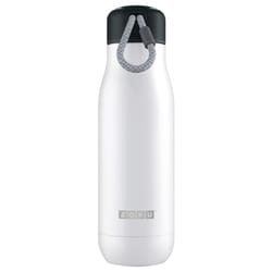 Zoku 18 oz White BPA Free Vacuum Insulated Bottle