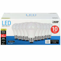 10-Pk Feit Electric A19 E26 LED Bulb Daylight 60 W Equivalence Deals