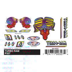 PineCar Stick On Decals Multicolored