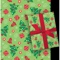 Paper Images Assorted Foil Plaid Gift Wrap