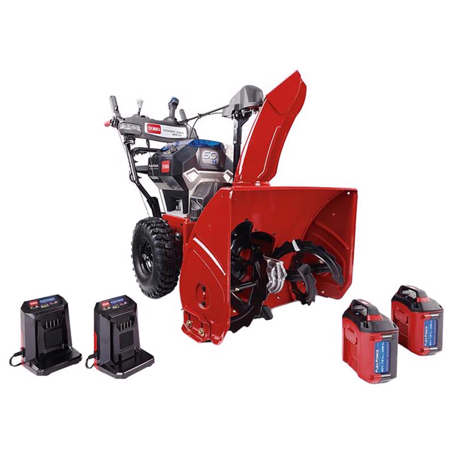 Toro Power Max 26 in. Two stage 60 V Battery Snow Blower Kit (Battery ...