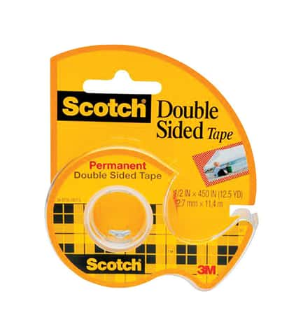 Scotch Removable Double-Sided Mounting Tabs, 1/2 in x 3/4 in, Pack of 480