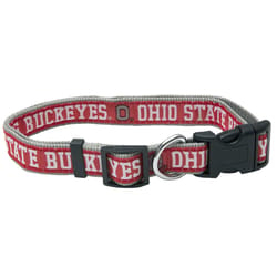 Pets First Team Colors Ohio State Buckeyes Nylon Dog Collar Small