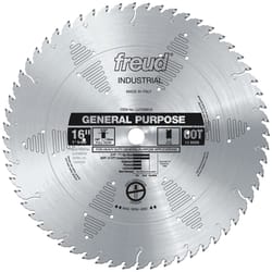 Freud 16 in. D X 1 in. General Purpose TiCo Hi-Density Carbide Circular Saw Blade 60 teeth 1 pk