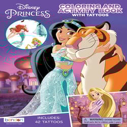 Bendon Disney Princess Coloring and Activity Book w/ Tattoos Multicolored