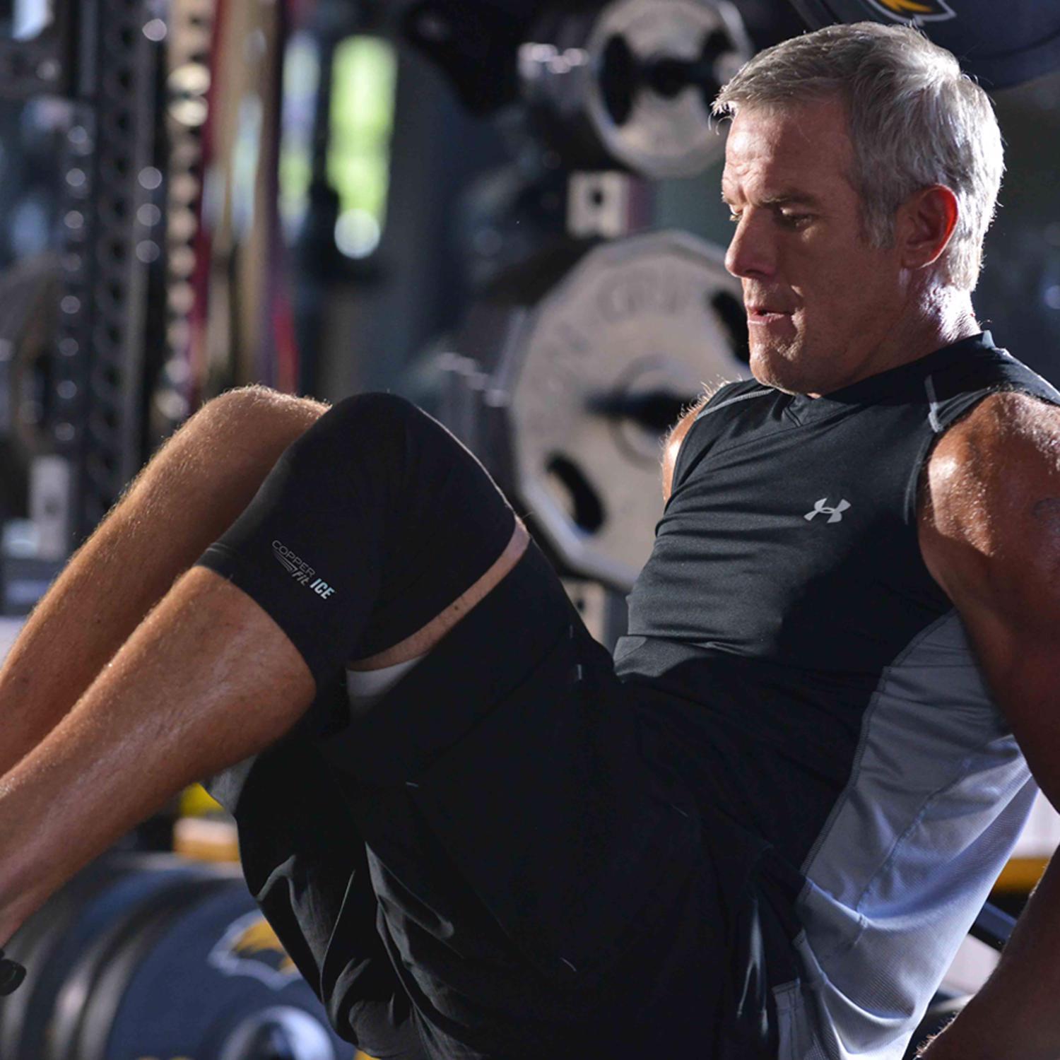 Copper Fit Ice Black Traditional Compression Knee Sleeve 1 box 1 each