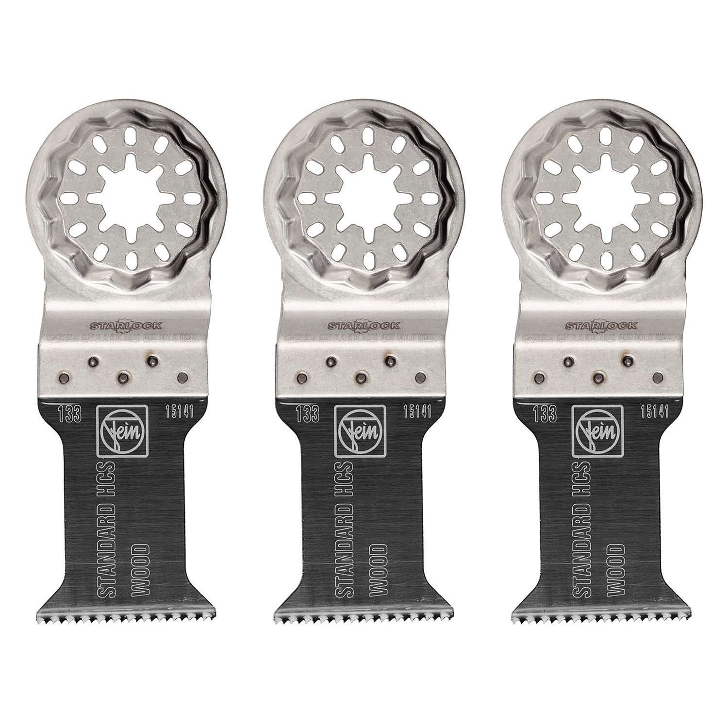 Fein Starlock Multimaster 13/8 in. x 13/8 in. L Steel ECut Saw Blade