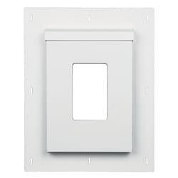 SturdiMount 11.5 in. L X 9.1 in. W Polyurethane Trim White Receptacle Mount 5 pk