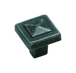 Amerock Forgings Square Furniture Knob 1-1/8 in. D 1-1/8 in. Wrought Iron 1 pk