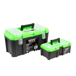 OEMTOOLS 19.3 in. Tool Box Black/Green