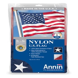 Annin U.S Flag 4 ft. W X 6 ft. L