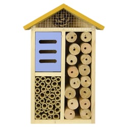 Nature's Way Better Gardens 12 in. H X 8 in. W X 3.5 in. L Wood Insect House