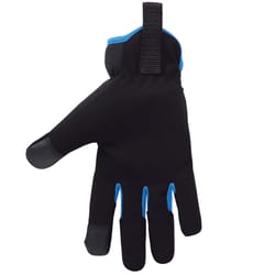 GE Mechanic's Glove Black/Blue XL 1 pair