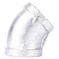 STZ Industries 1-1/2 in. FIP each X 1-1/2 in. D FIP Galvanized Malleable Iron 45 Degree Elbow